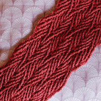 Art Deco sjaal PDF Patroon