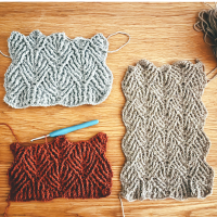 Art Deco sjaal PDF Patroon