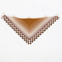 Blokrand sjaal PDF Patroon