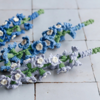 Delphinium haakpatroon