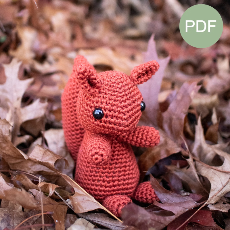 Eekhoorn Onesiegurumi