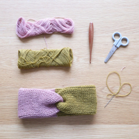 Dubbele Twist Hoofdband PDF Patroon