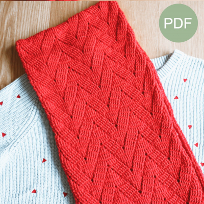 Illusie sjaal PDF Patroon