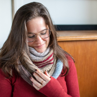 Kleurenspel sjaal PDF Patroon