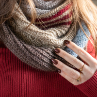 Kleurenspel sjaal PDF Patroon