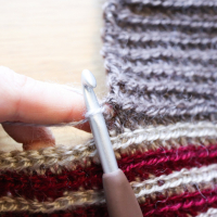 Kleurenspel sjaal PDF Patroon