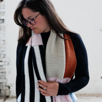 Patchwork sjaal PDF Patroon