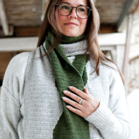 Retro sjaal PDF Patroon