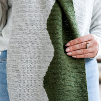 Retro sjaal PDF Patroon