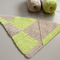 Vlaggenschip sjaal PDF Patroon