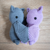 Vleermuis Onesiegurumi