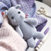 Nijlpaard Onesiegurumi