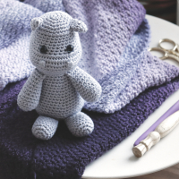 Nijlpaard Onesiegurumi