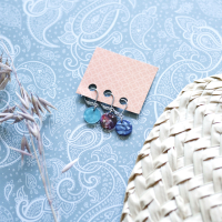 Stekenmarkeerders Set Confetti Blauw