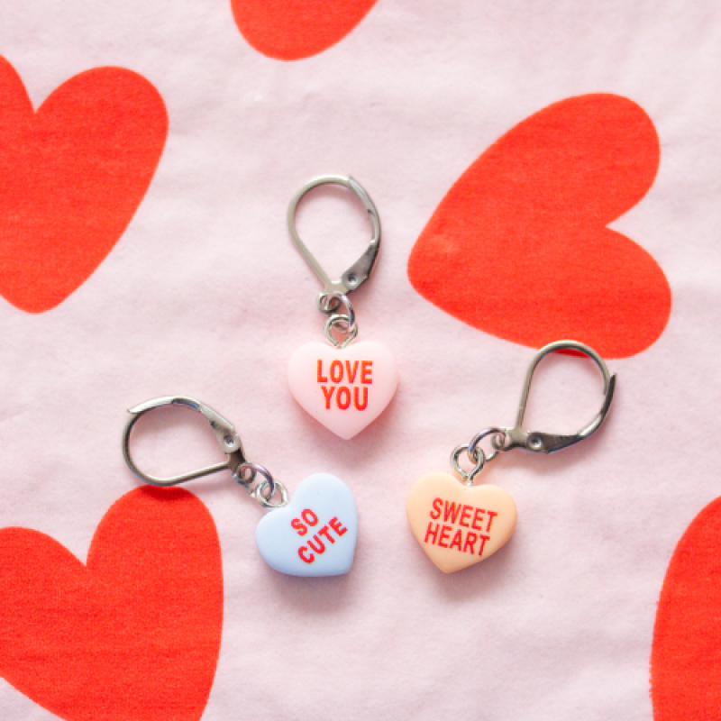 Stekenmarkeerders set Candy Hearts