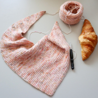 Petit Croissant sjaal PDF Patroon