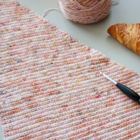 Petit Croissant sjaal PDF Patroon