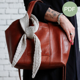 Mademoiselle sjaal PDF Patroon