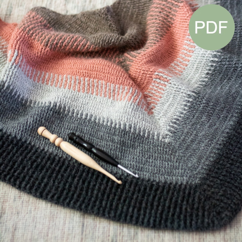 Mikado sjaal PDF Patroon