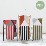 Patchwork sjaal PDF Patroon
