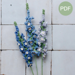 Delphinium haakpatroon