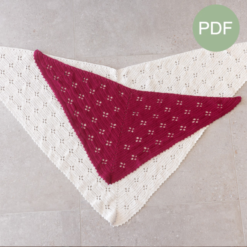 Pointelle Sjaal PDF Patroon