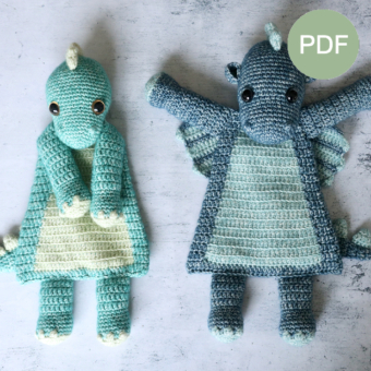 Draak of Dino Lappenpop Pdf Patroon