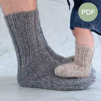 Kraanvogel Sokken PDF Patroon