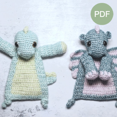 Mini Dino of Draak Lappenpop Pdf Patroon