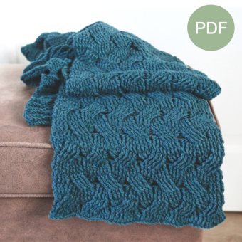 Zeemansknoop Sjaal PDF Patroon