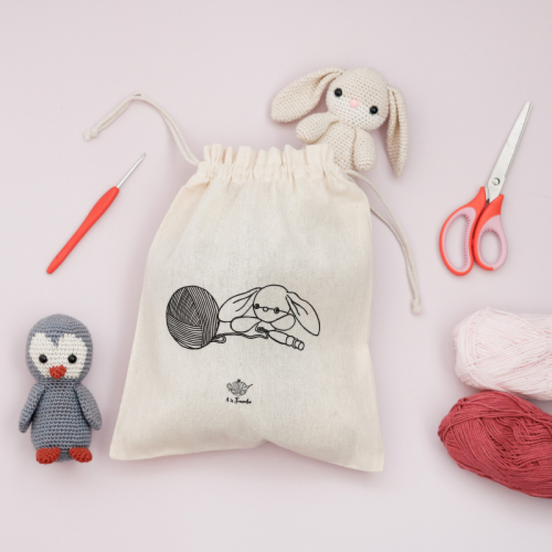 Projecttasje Onesiegurumi Konijn