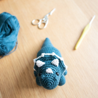 Triceratops Onesiegurumi