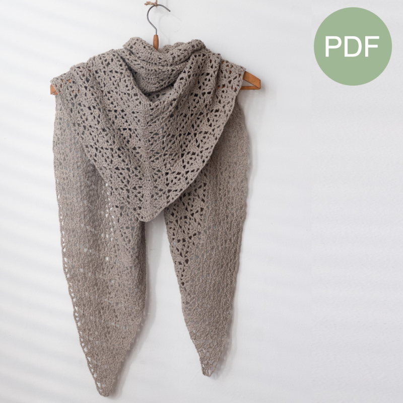 Vlindervleugels Sjaal PDF Patroon