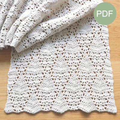 Bergtoppen sjaal PDF Patroon