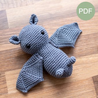 Vleermuis Onesiegurumi