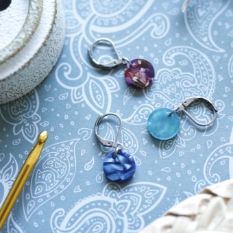 Stekenmarkeerders Set Confetti Blauw