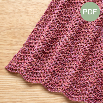 Subtiele Chevron sjaal PDF Patroon