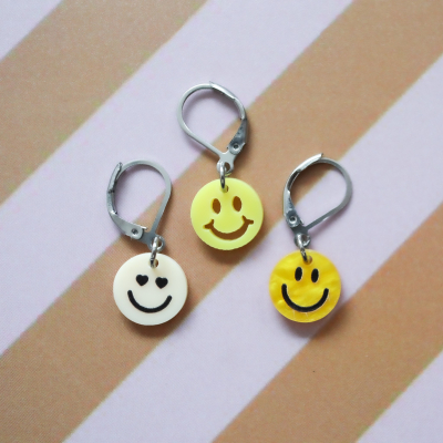 Stekenmarkeerders set Yellow Smiley Stekenmarkeerders set Yellow Smiley