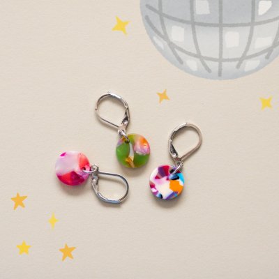 Stekenmarkeerders Set Confetti Disco Stekenmarkeerders Set Confetti Disco