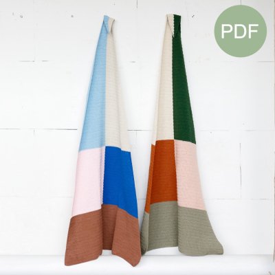 Tangram sjaal PDF Patroon